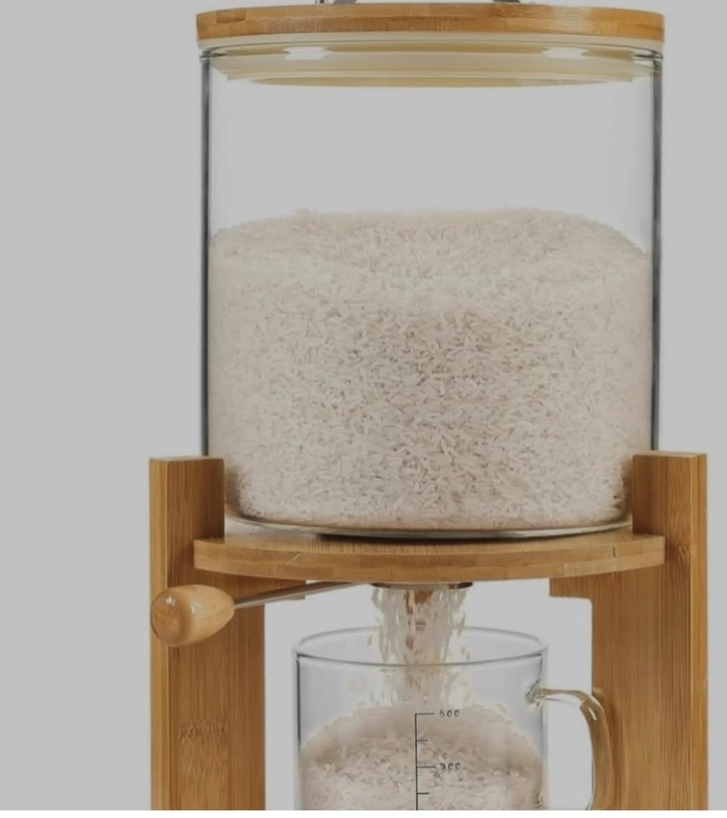 Glass Rice Dispenser
