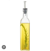 Glass oil bottle