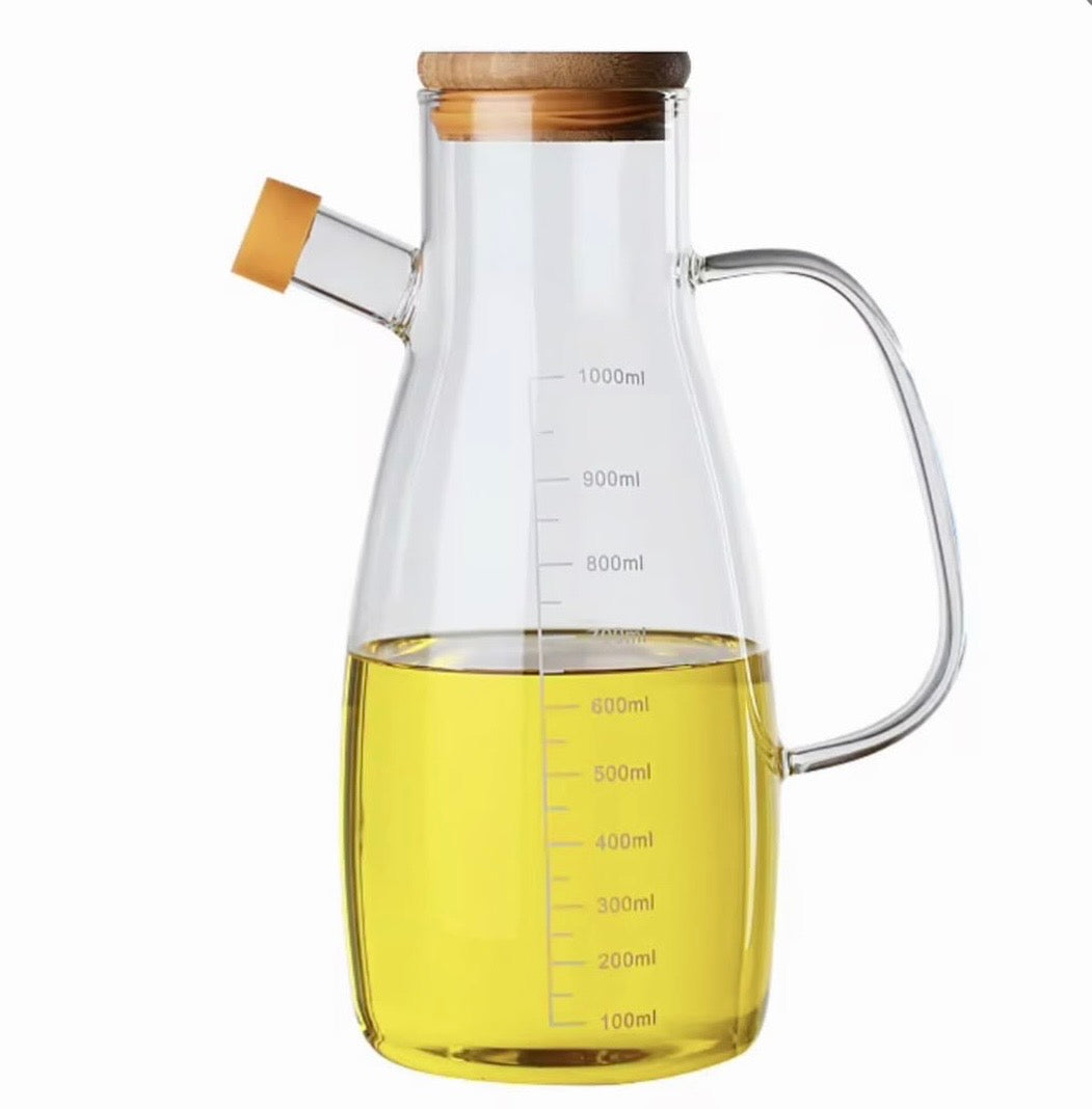 Glass Oil Jar