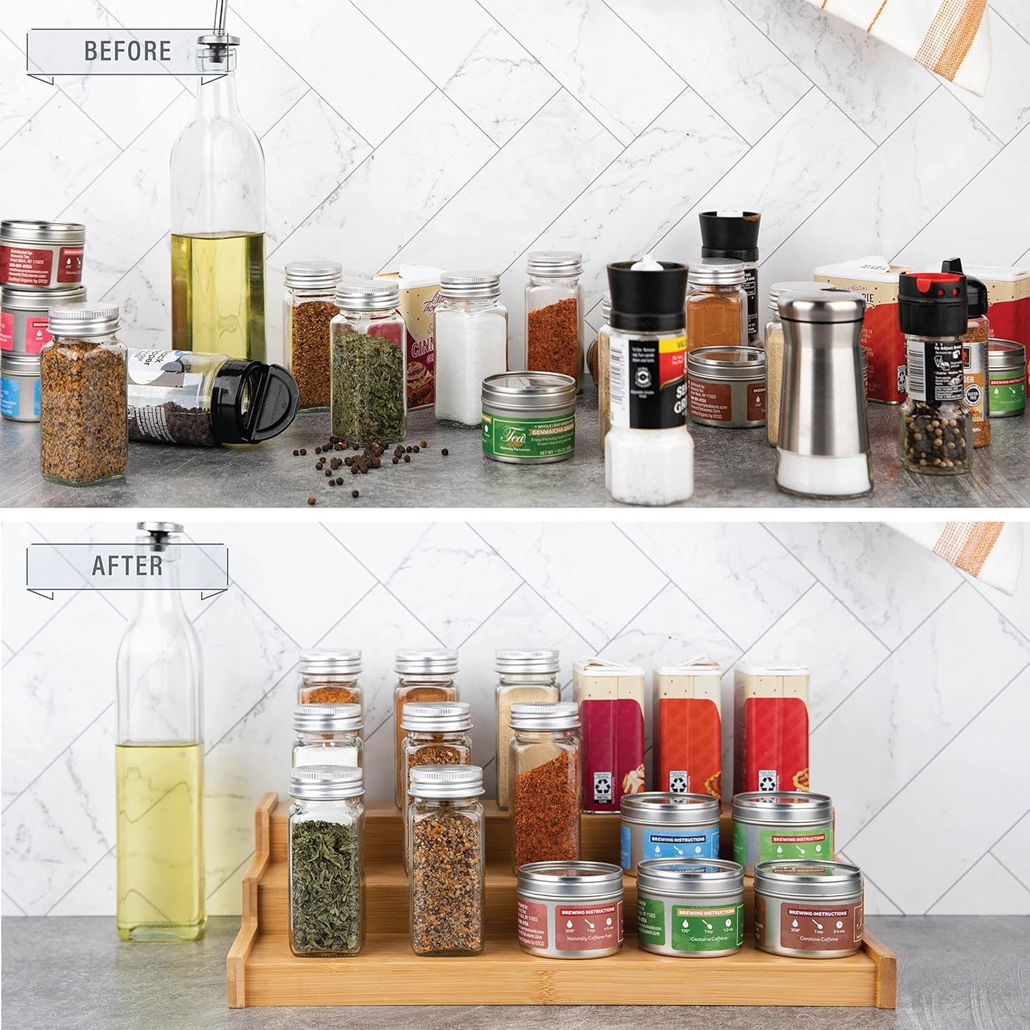 expandable spice rack