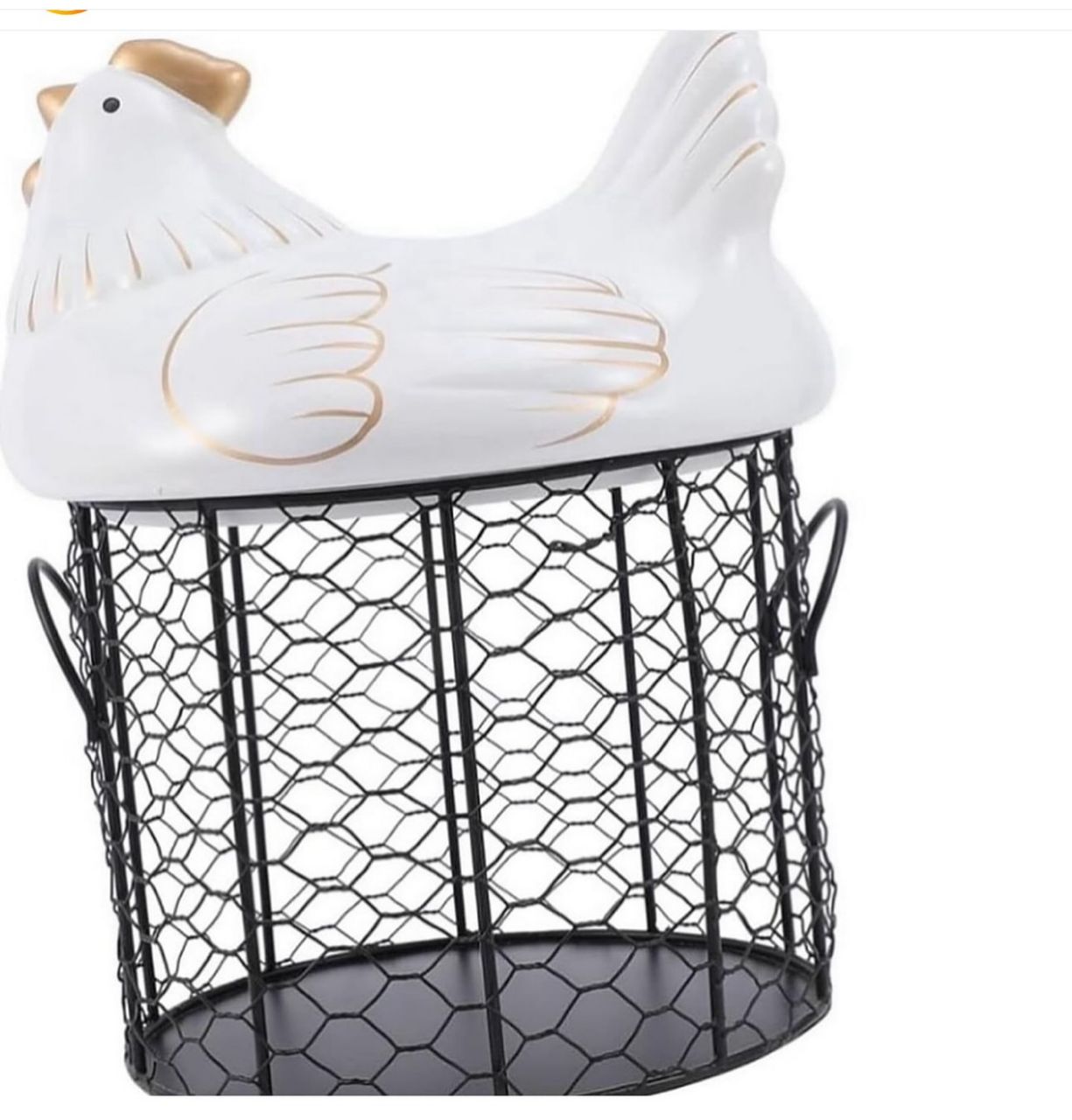 ceramic chicken egg rack