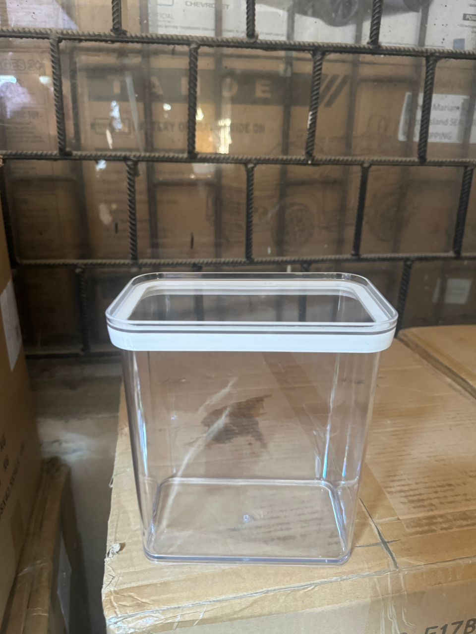 milk plastic storage jar