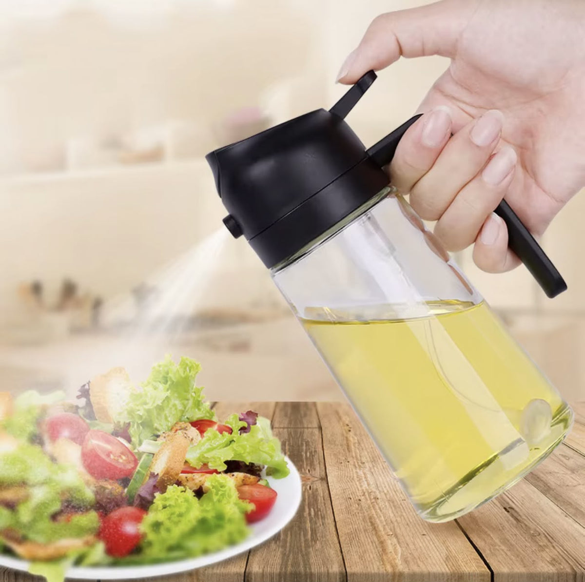 Spray oil bottle 2in1