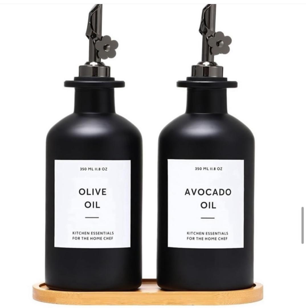set of 2 oil jars