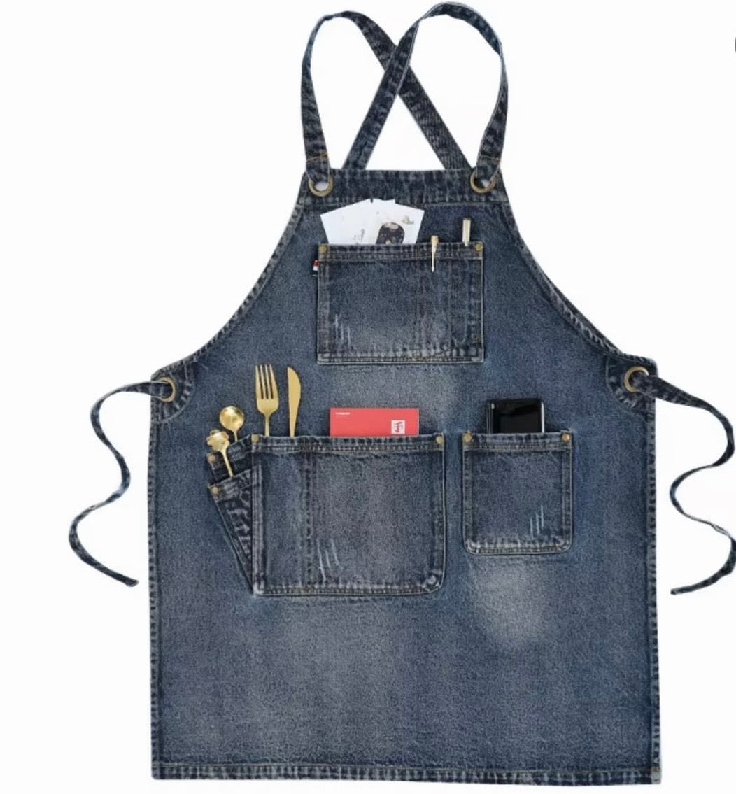 Denim Cooking Apron
