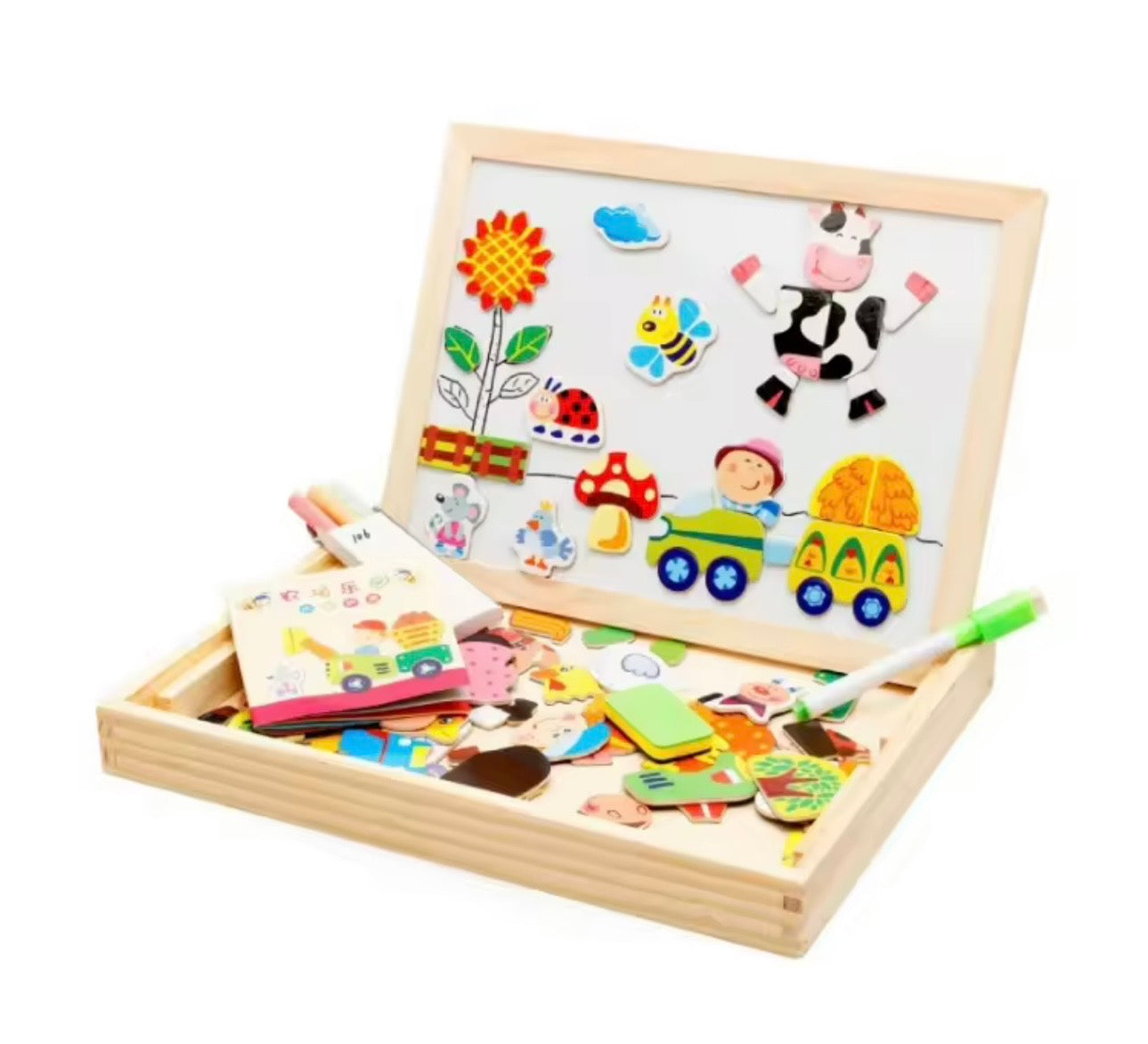 Double Site Magnet Puzzle Board