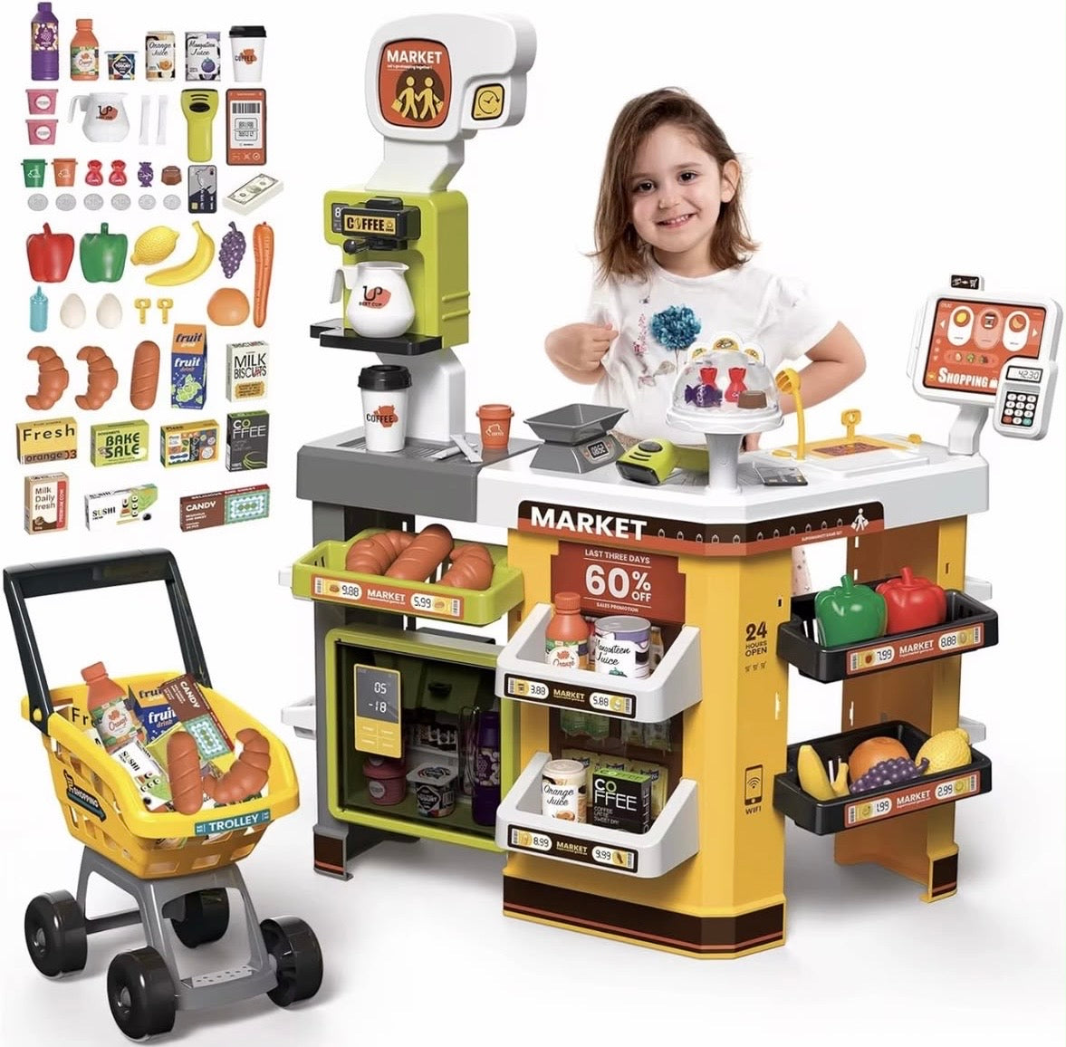 Kids Stimulating Supermarket
