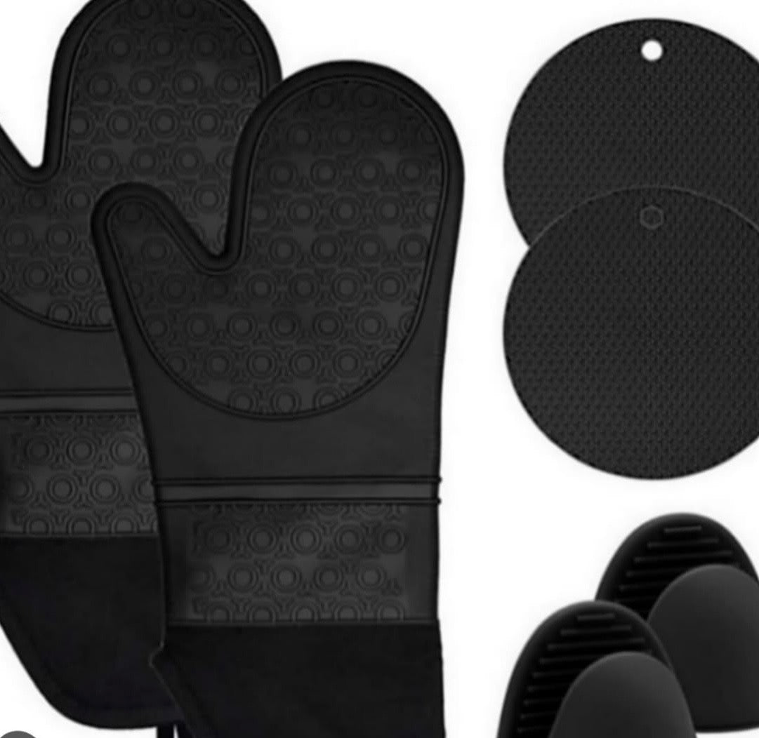 Kitchen mitten/glove set