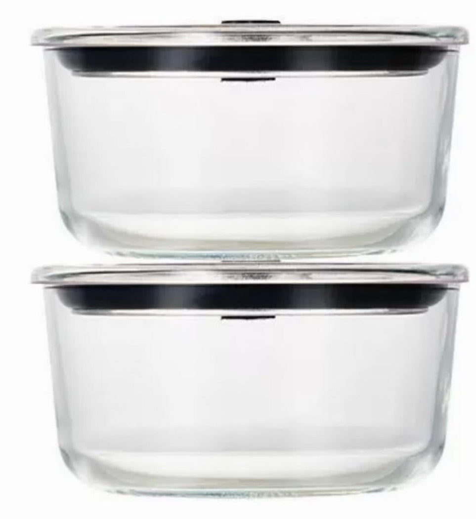 Set Of 2 Oven Safe Glassware