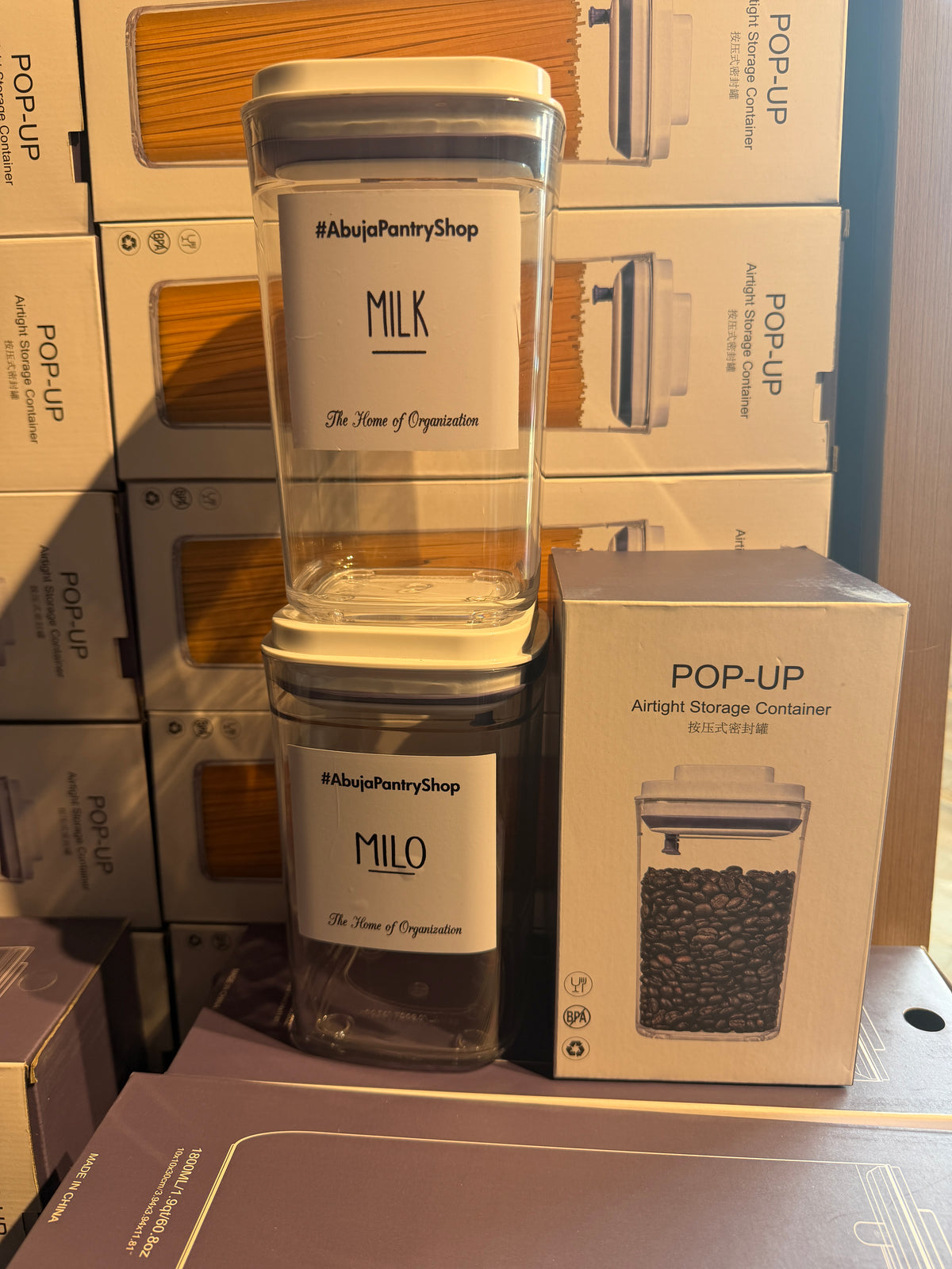 Pop Up Acrylic Jar - 950ml