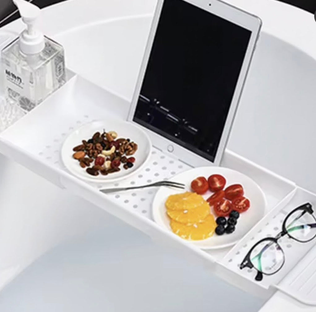 Plastic Expandable Bathtub Caddy