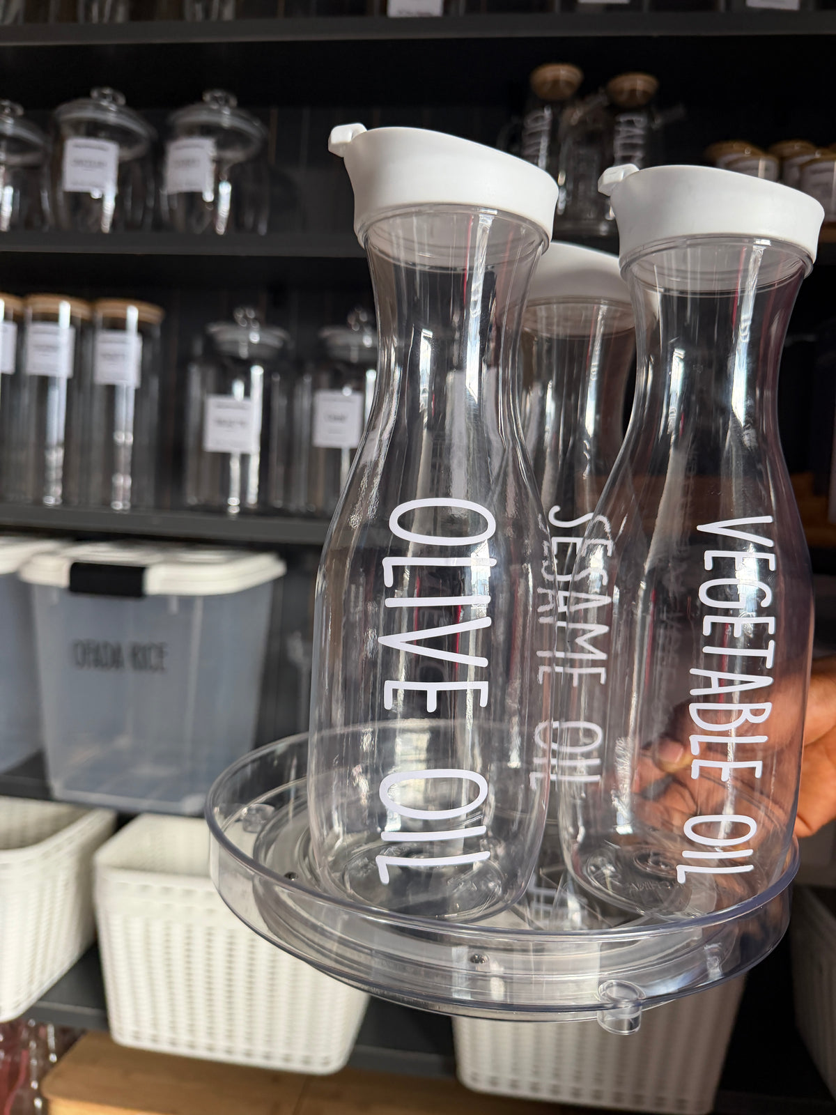Plastic oil bottle 1 litre