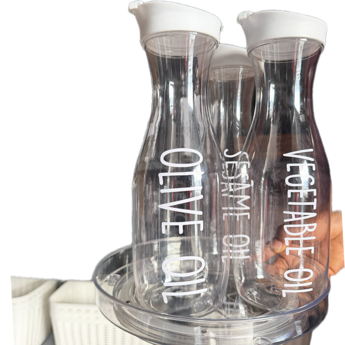 Plastic oil bottle 1 litre