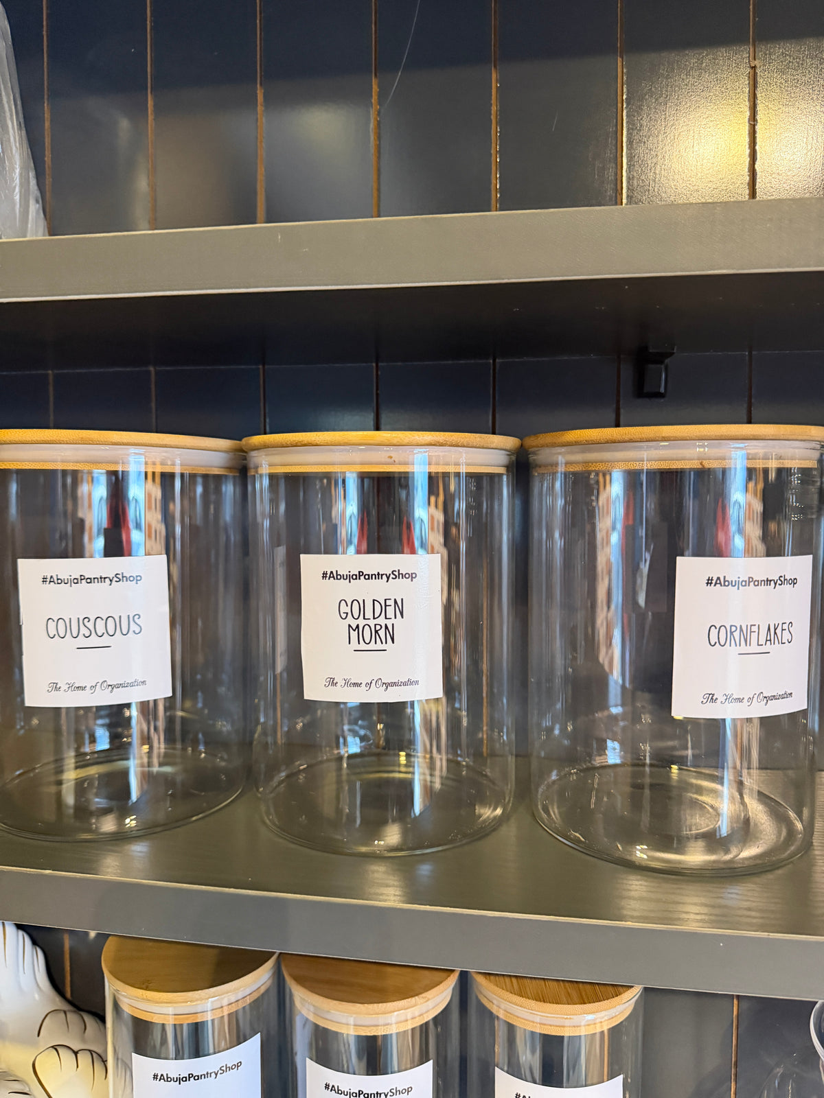 3 litre  Round Glass Jar