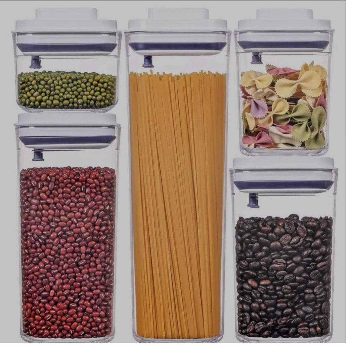 Pop up Airtight storage containers set of 6