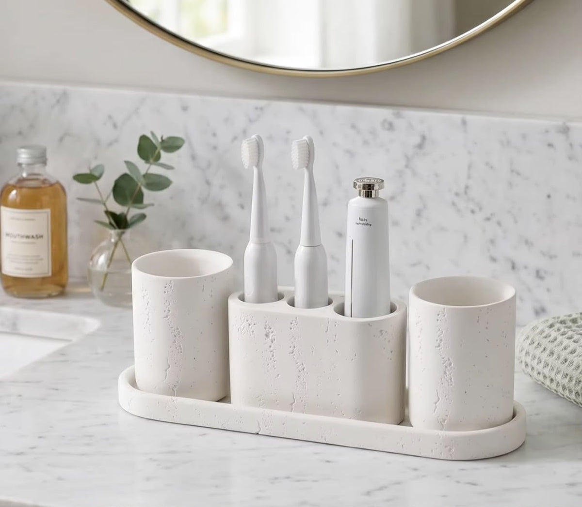 Stone Bathroom Set