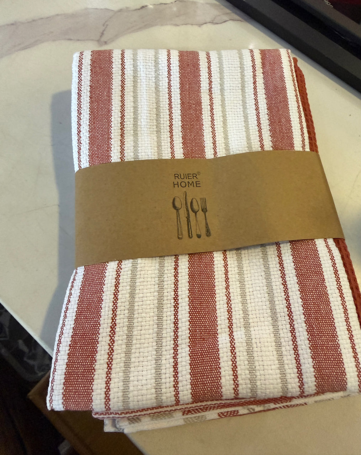 Kitchen napkin/tea towel set of 4