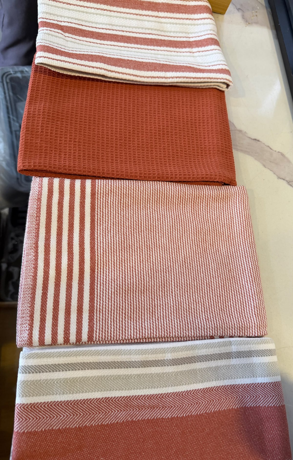 Kitchen napkin/tea towel set of 4