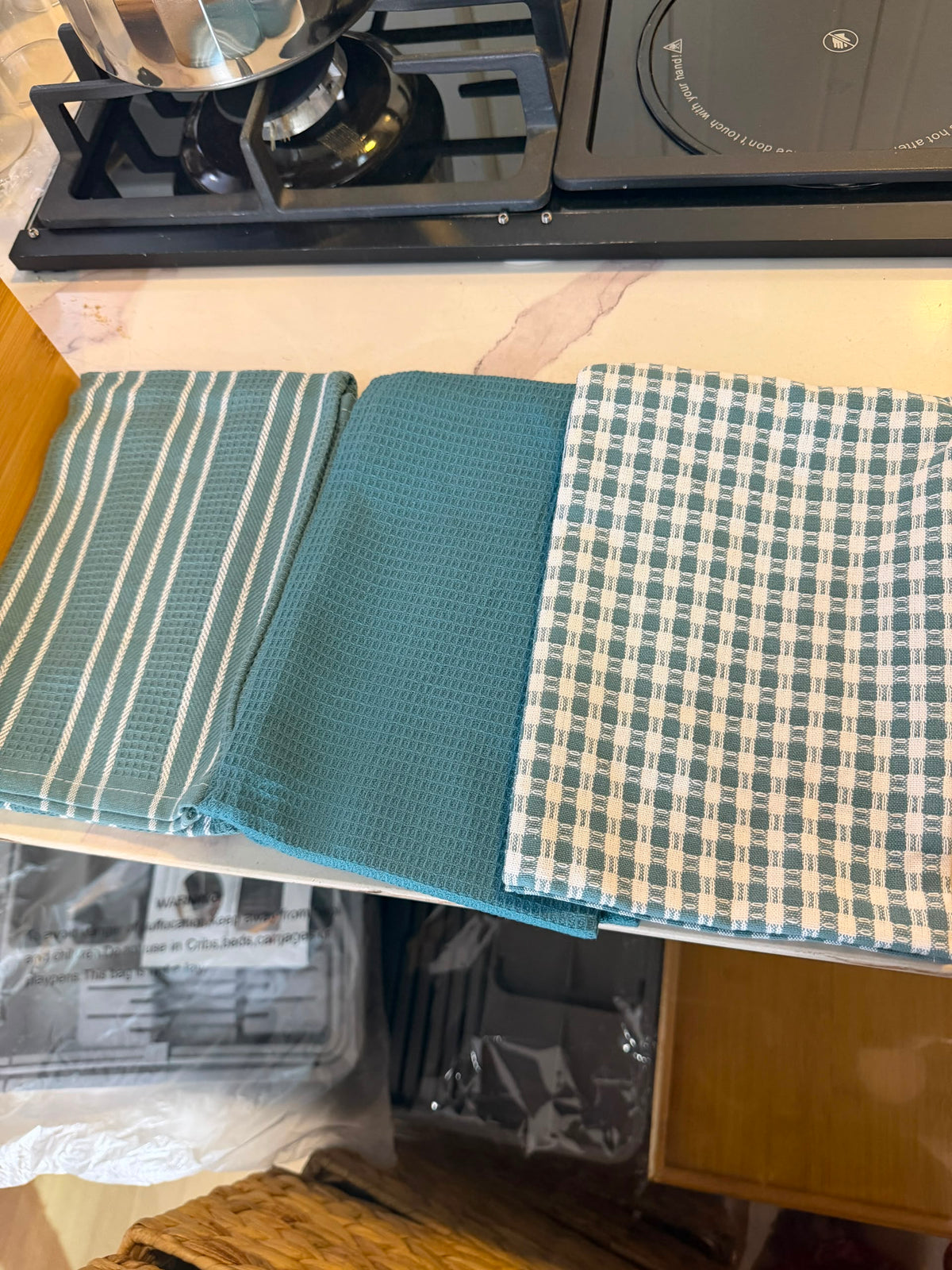 Kitchen napkin/tea towel set of 4