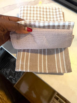 Kitchen napkin/tea towel set of 4