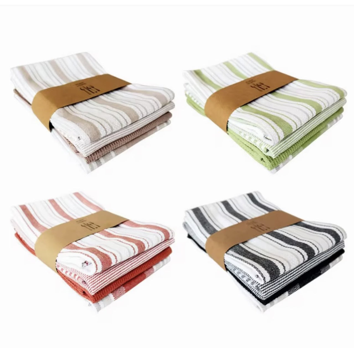 Kitchen napkin/tea towel set of 4