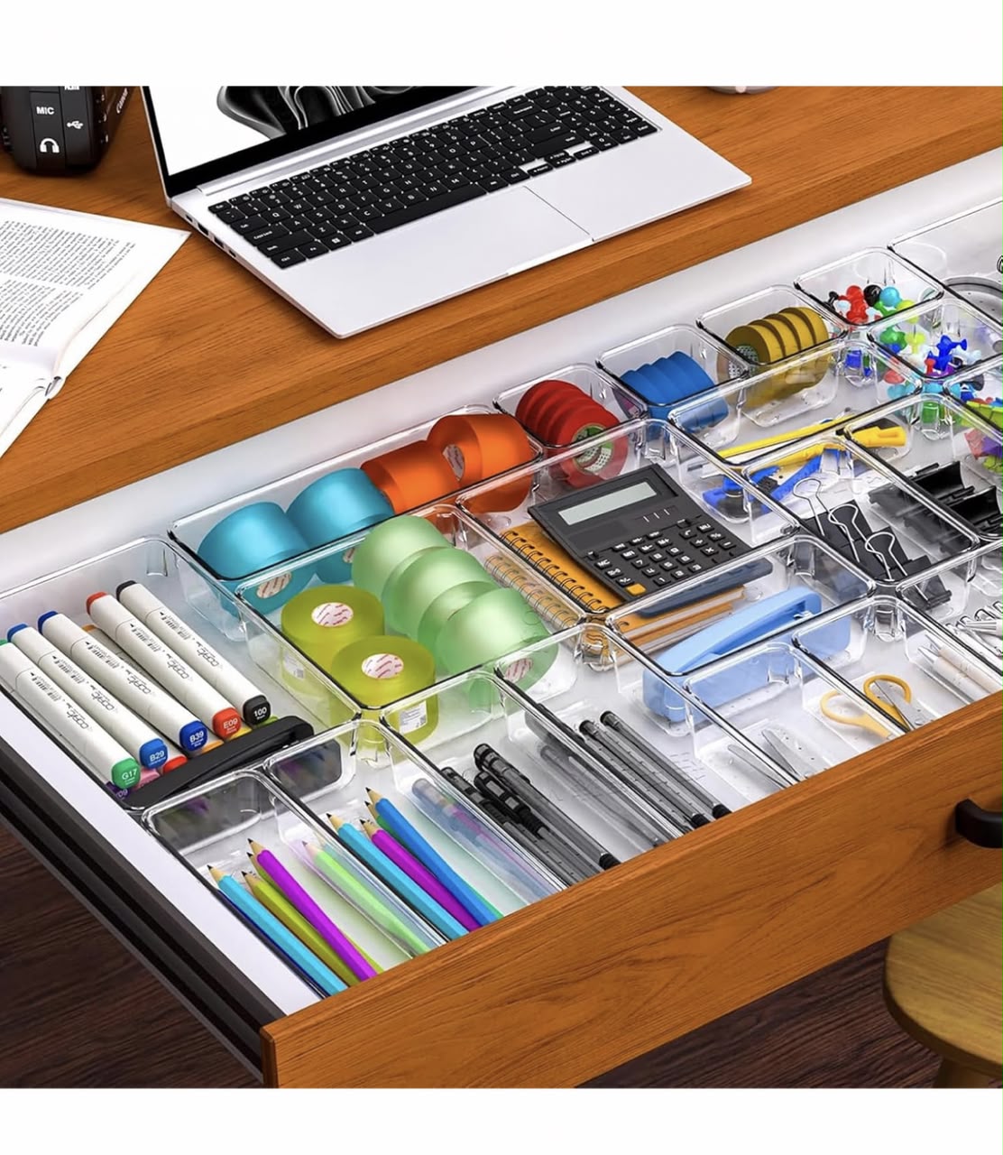 Acrylic storage drawer organizer/makeup organizer/closet