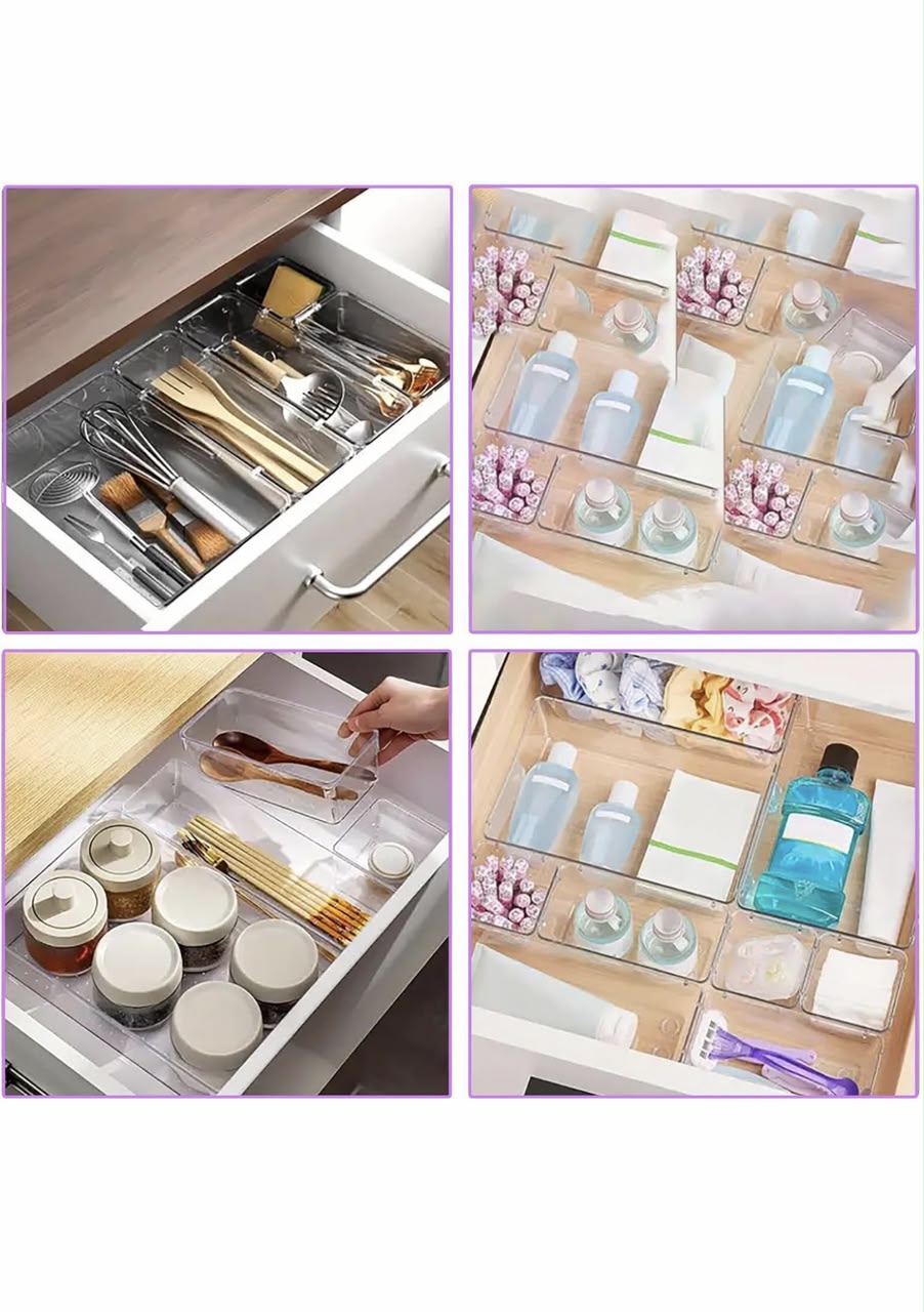 Acrylic storage drawer organizer/makeup organizer/closet