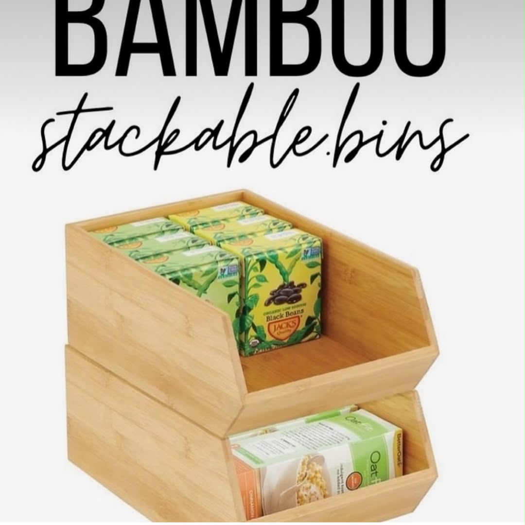 Wooden stackable rack a pair