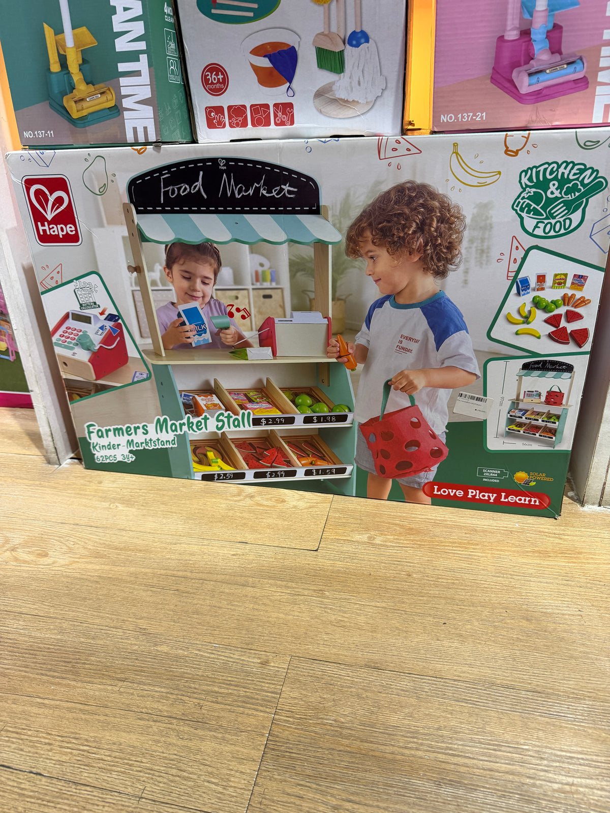 Wooden supermarket