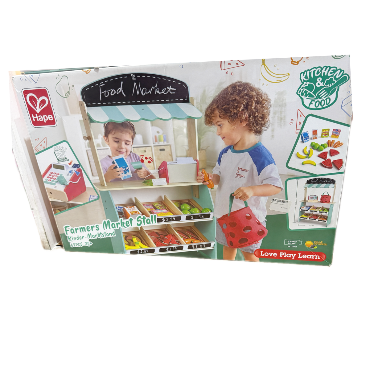 Wooden supermarket