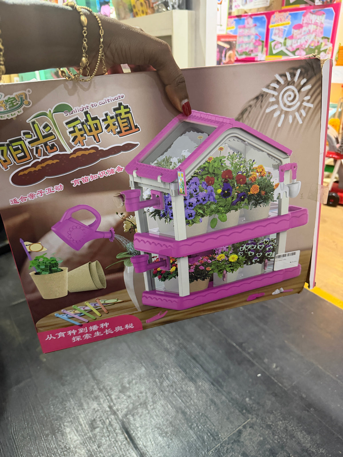 Planting sun room /gardening tools