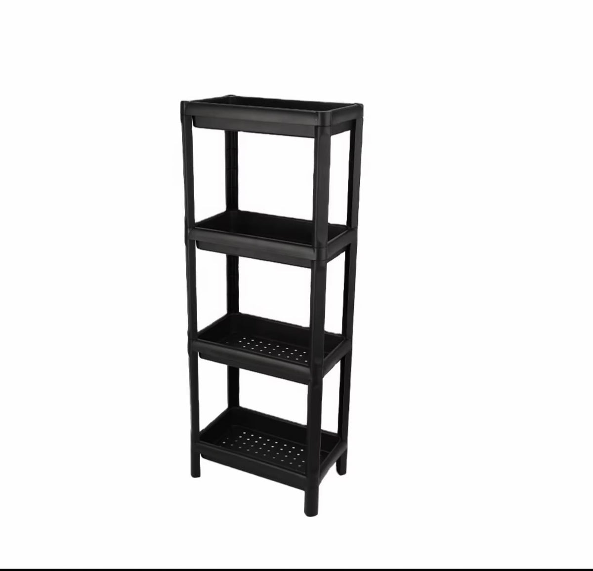 Black trolley plastic