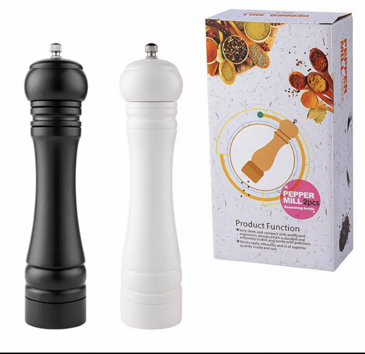 Pepper mill/ salt shaker
