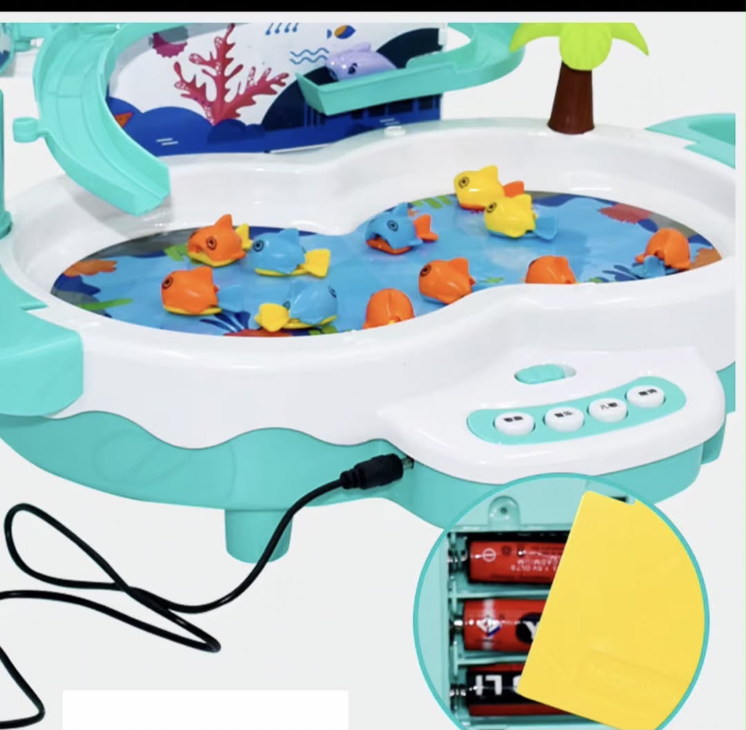 Electric fishing game toy