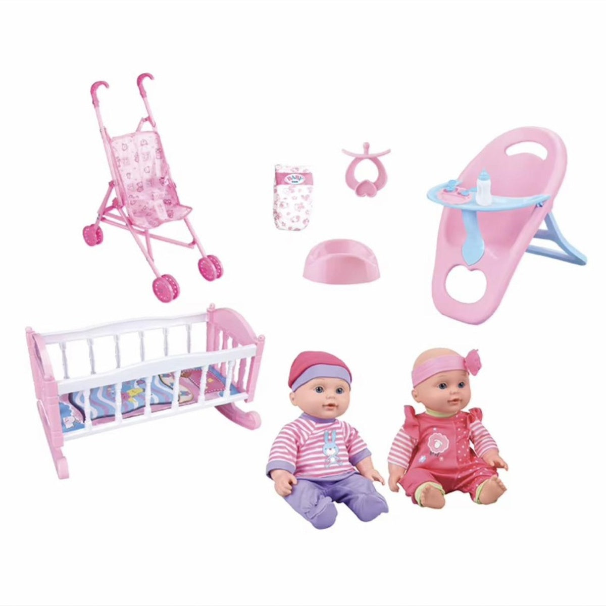 Baby Bed Set With Baby